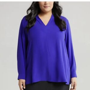 Eileen Fisher Women's Blue Blouse